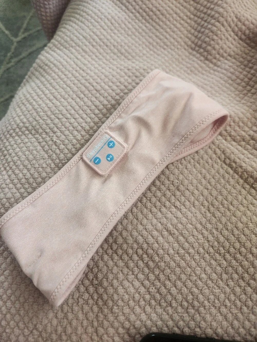 Sleep Beauty Wireless Pink Headband with Built-In Controls - Wearable Audio